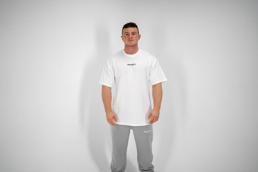 HVYMTL LIFTING CLUB HEAVY T-SHIRT WHITE