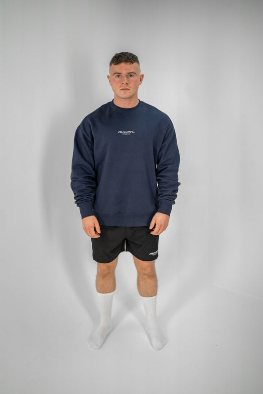 HVYMTL LIFTING CLUB SWEATSHIRT ZINC BLUE