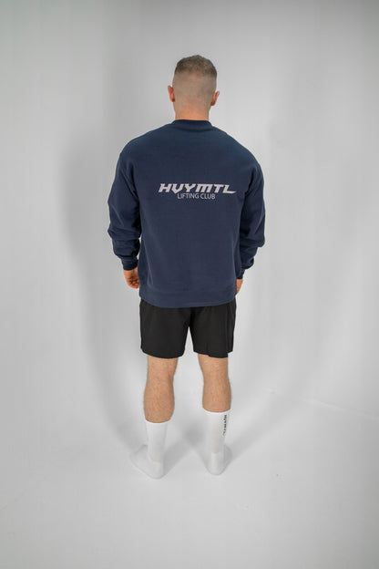 HVYMTL LIFTING CLUB SWEATSHIRT ZINC BLUE