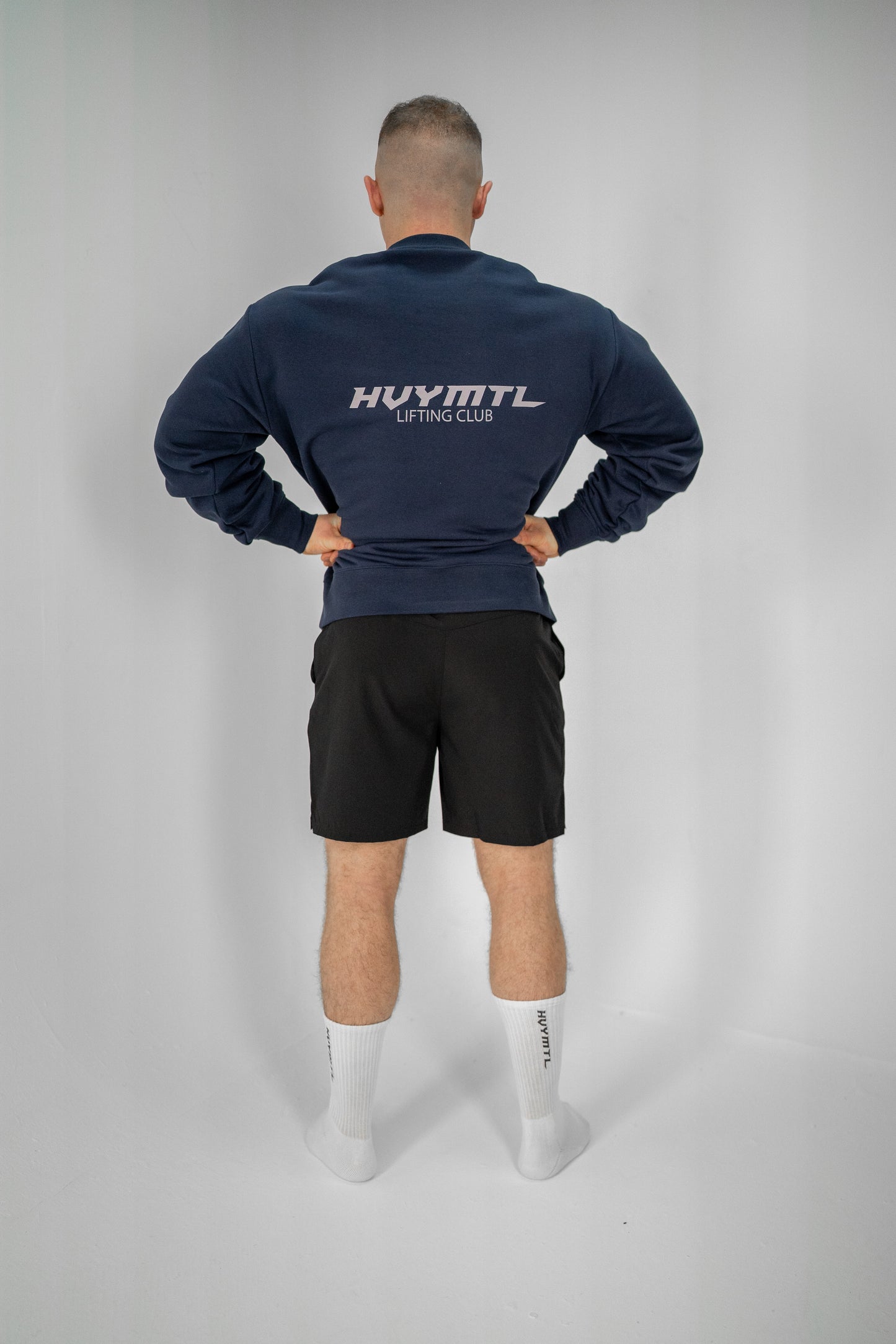 HVYMTL LIFTING CLUB SWEATSHIRT ZINC BLUE