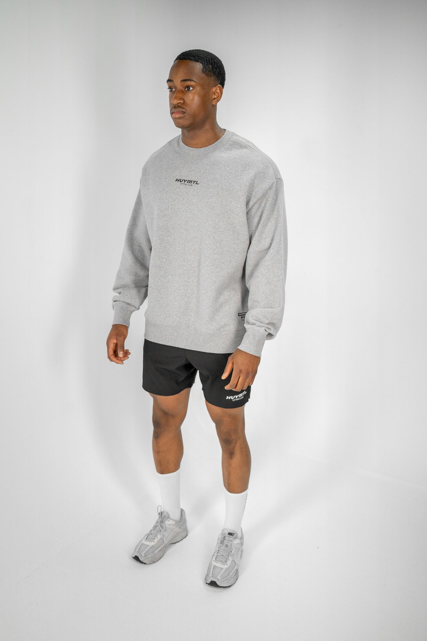 HVYMTL LIFTING CLUB SWEATSHIRT GREY