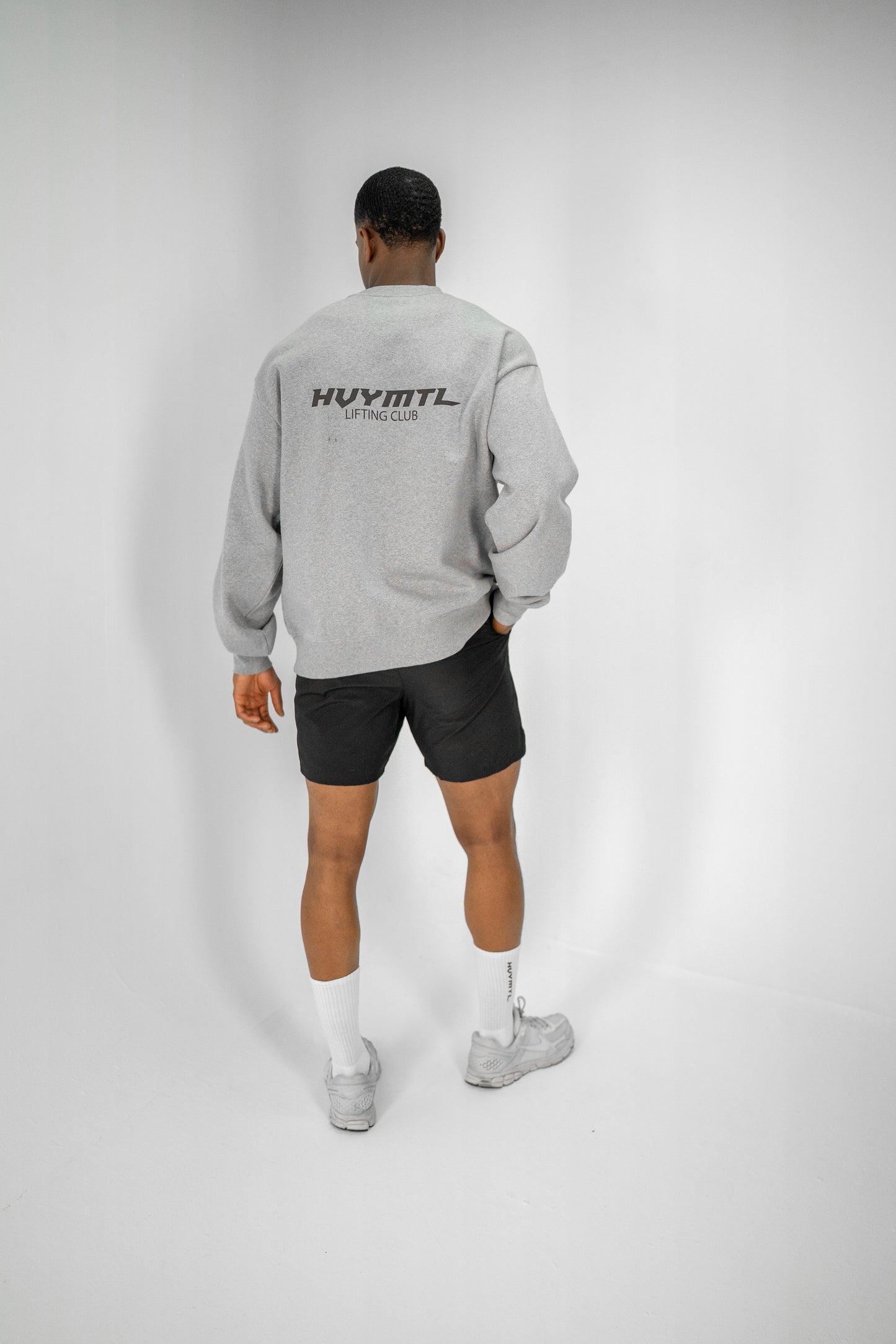 HVYMTL LIFTING CLUB SWEATSHIRT GREY