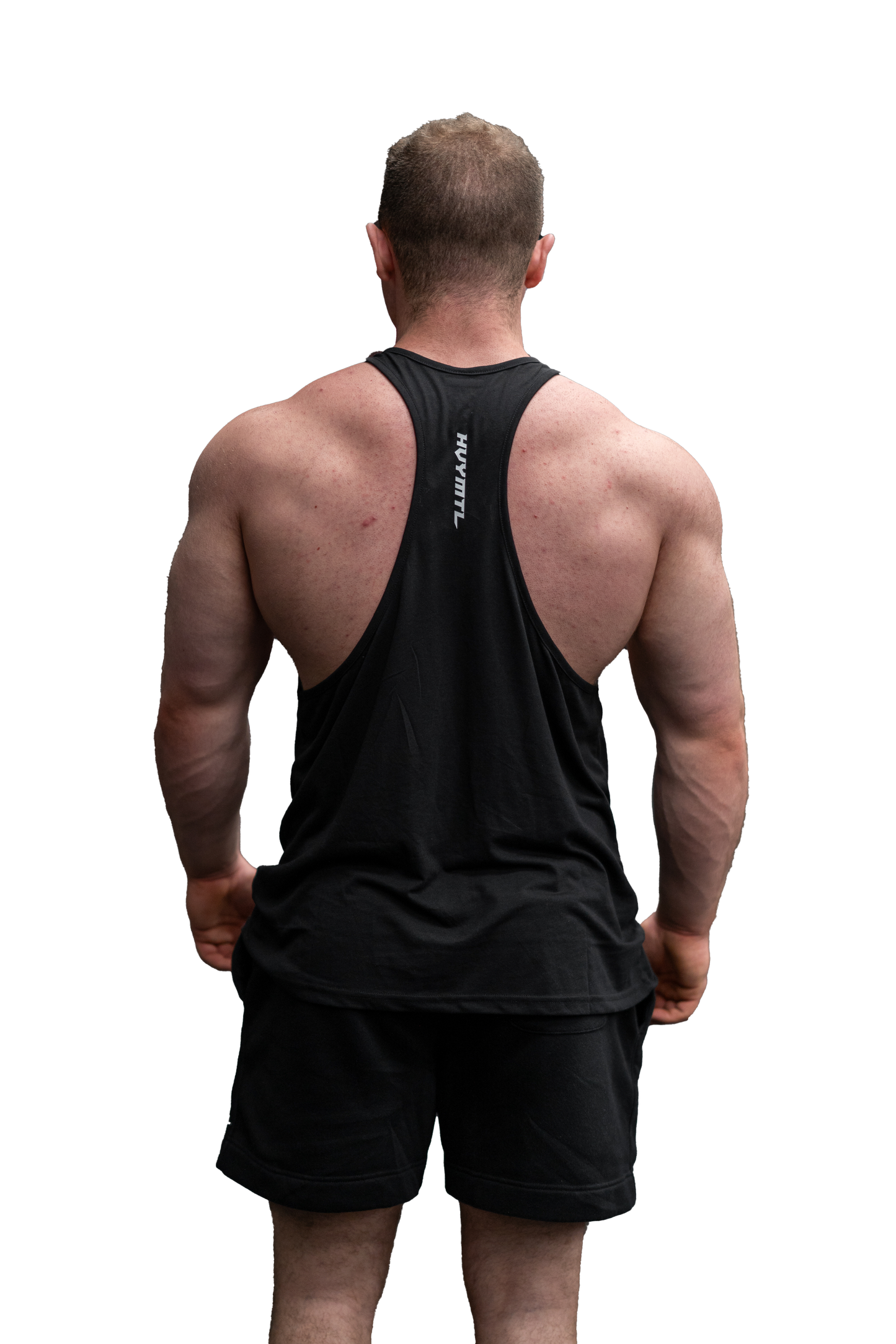 HVYMTL LIFTING CLUB STRINGER VEST BLACK