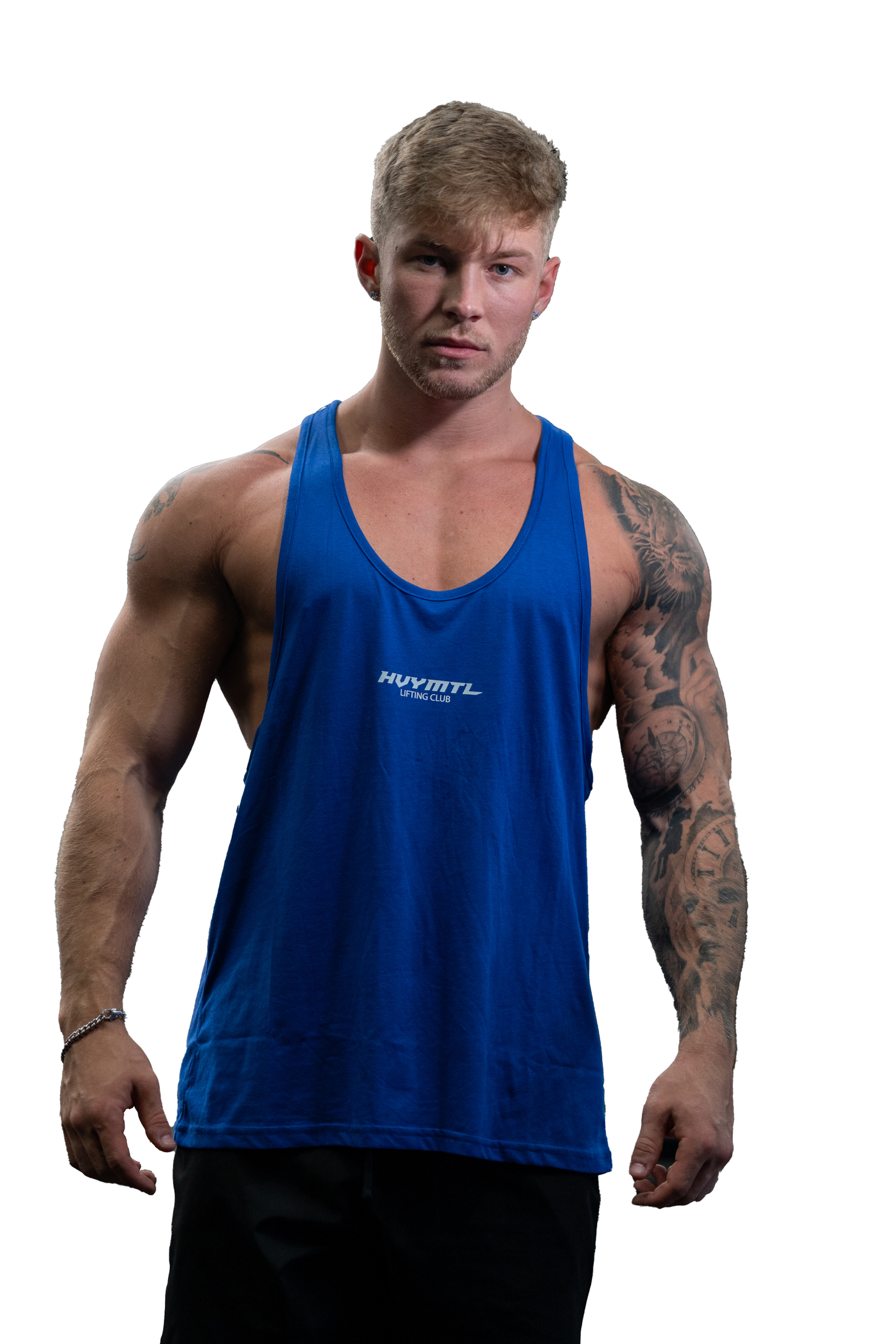 HVYMTL LIFTING CLUB STRINGER VEST BLUE